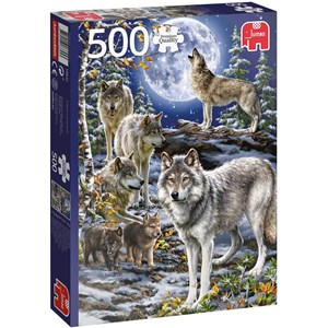 Jumbo (18845) - "Wolf Pack in Winter" - 500 pezzi