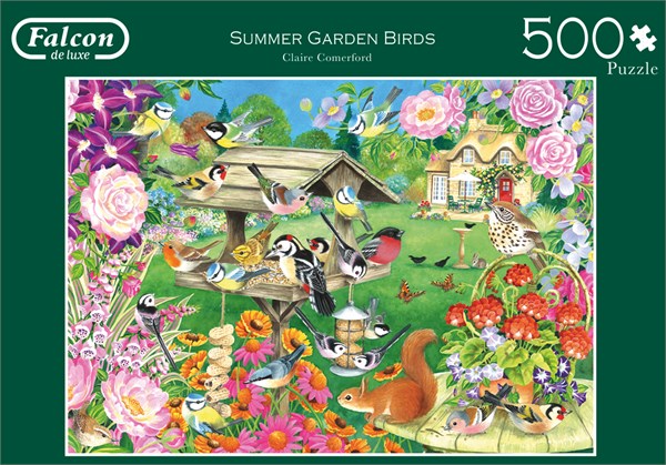 Falcon (11253) - Claire Comerford: "Summer Garden Birds" - 500 pezzi