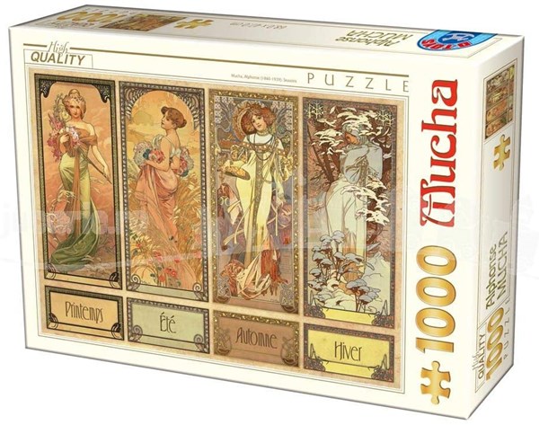 D-Toys (75901) - Alphonse Mucha: "Seasons" - 1000 pezzi