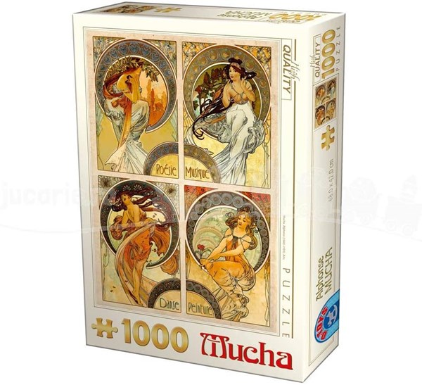 D-Toys (75895) - Alphonse Mucha: "Arts" - 1000 pezzi