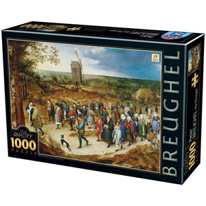 D-Toys (76854) - Pieter Brueghel the Younger: "The Marriage Procession" - 1000 pezzi