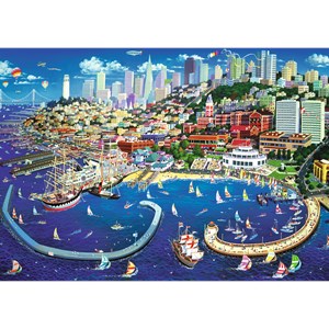 Trefl (27107) - "San Francisco Bay" - 2000 pezzi