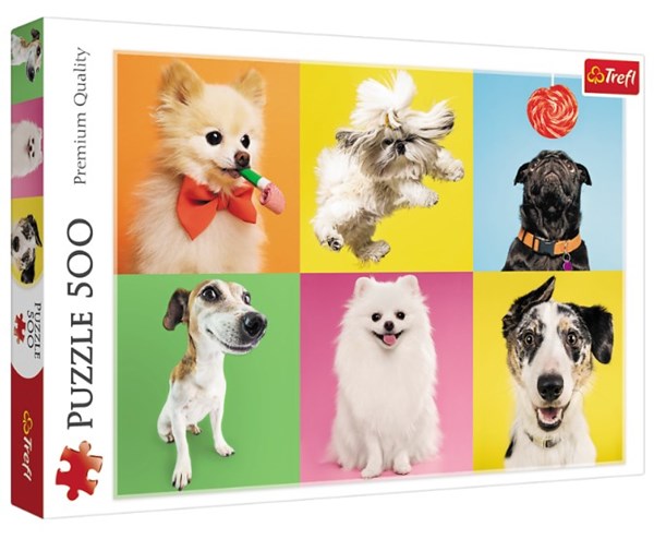 Trefl (37378) - "Dogs" - 500 pezzi