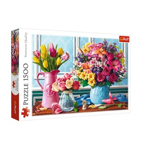 Trefl (26157) - "Flowers" - 1500 pezzi