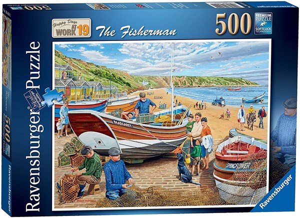 Ravensburger (16414) - Trevor Mitchell: "Happy Days at Work" - 500 pezzi