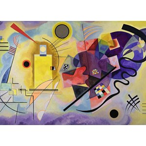 Ravensburger (14848) - Vassily Kandinsky: "Yellow, Red, Blue" - 1000 pezzi