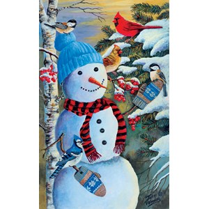 SunsOut (37657) - Jeff Renner: "Snowman's Party" - 550 pezzi