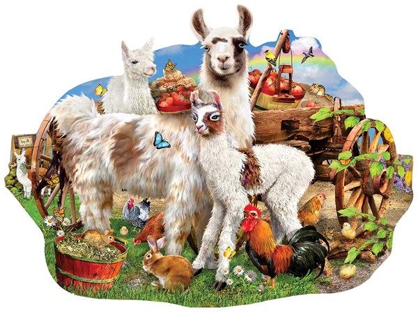 SunsOut (95077) - Lori Schory: "Llama farm" - 1000 pezzi