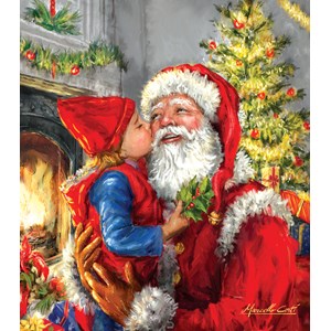 SunsOut (60662) - "Kissing Santa" - 500 pezzi
