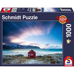 Schmidt Spiele (58395) - "Hut on the Atlantic Coast" - 1000 pezzi