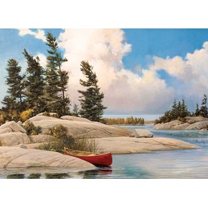Cobble Hill (85074) - Douglas Laird: "A Day at the Lake" - 500 pezzi