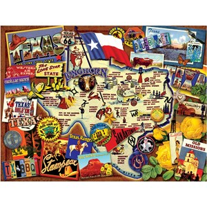 SunsOut (70024) - Kate Ward Thacker: "Texas, The Lone Star State" - 500 pezzi