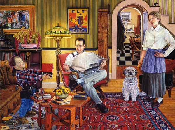 SunsOut (44508) - Susan Brabeau: "Red Paint" - 1000 pezzi