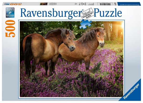 Ravensburger (14813) - "Ponies In The Heath" - 500 pezzi