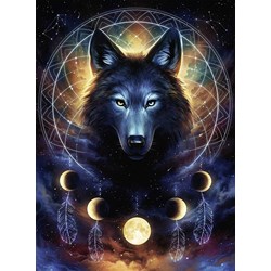 Ravensburger (13970) - "Glowing Wolf" - 500 pezzi