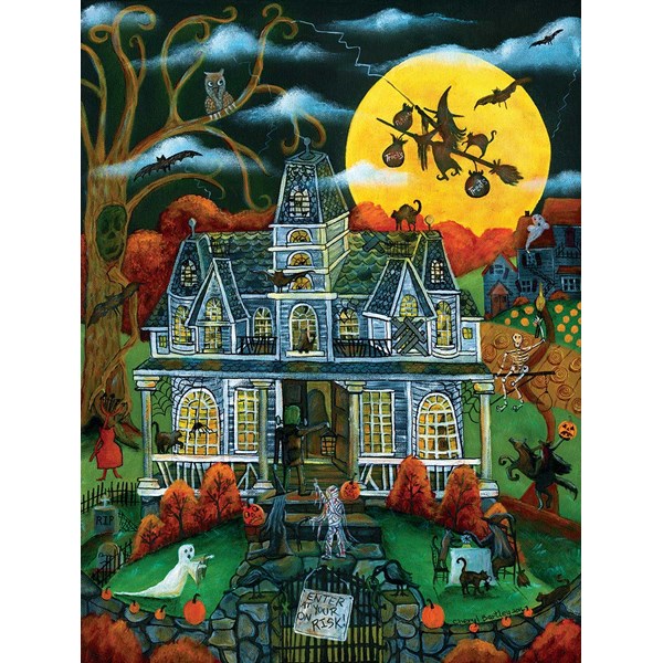 SunsOut (54782) - Cheryl Bartley: "Halloween Potions and Tricks" - 500 pezzi