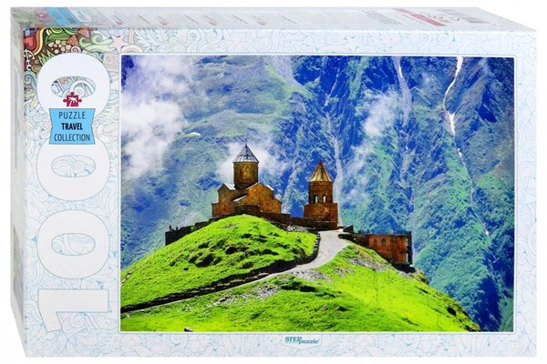 Step Puzzle (79137) - "Gergeti Trinity Church" - 1000 pezzi
