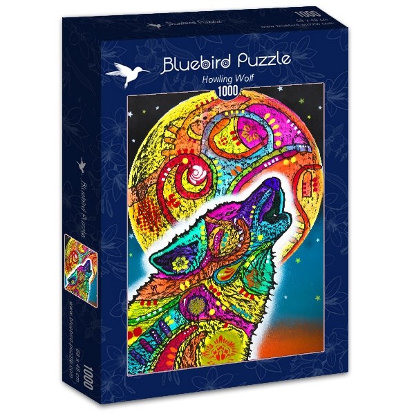 Bluebird Puzzle (70203) - Dean Russo: "Howling Wolf" - 1000 pezzi