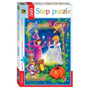 Step Puzzle (78099) - "Cinderella" - 560 pezzi
