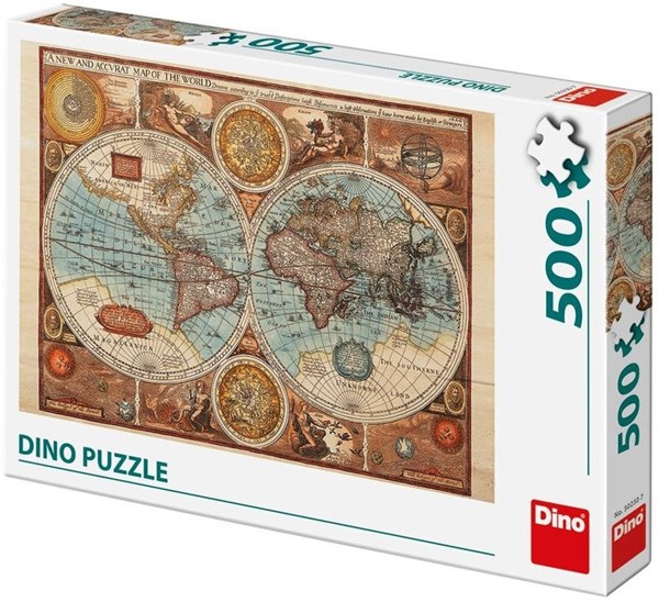 Dino (50230) - "Ancient World Map, 1626" - 500 pezzi