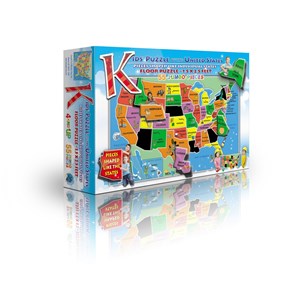 A Broader View (153A) - "Kids' Puzzle of the USA" - 55 pezzi