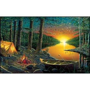 SunsOut (51844) - Ervin Molnar: "Evening by the Lake" - 550 pezzi