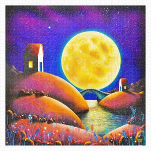 Pintoo (h2132) - Darren Mundy: "Golden Moon River" - 1600 pezzi