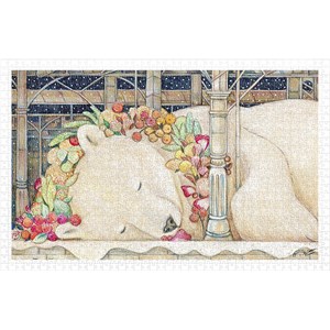 Pintoo (h2150) - Cotton Lion: "Goodnight Polar Bear" - 1000 pezzi