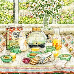Pintoo (h2002) - Janet Kruskamp: "Breakfast Nook" - 1200 pezzi
