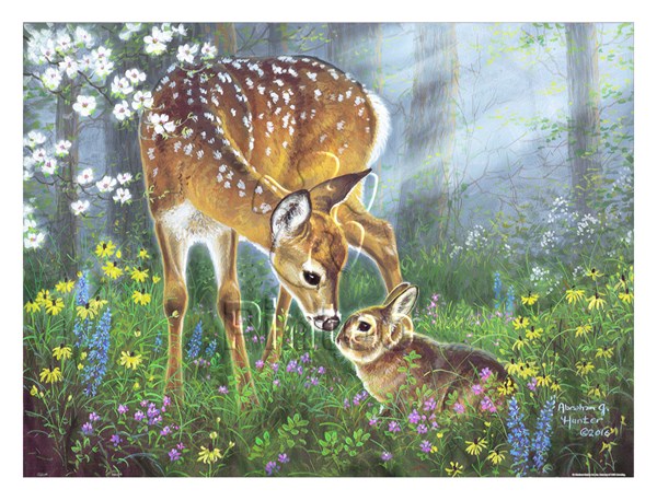 Pintoo (h2067) - Abraham Hunter: "Forest Friends" - 1200 pezzi