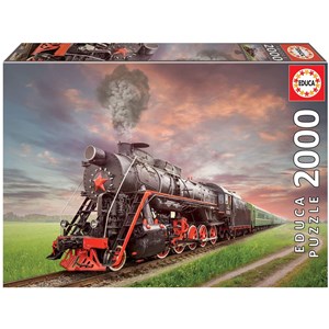 Educa (18503) - "Stream Locomotive" - 2000 pezzi
