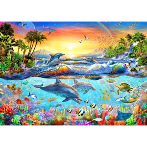 Bluebird Puzzle (70194) - Adrian Chesterman: "Tropical Bay" - 3000 pezzi
