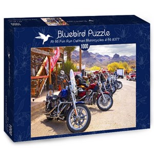 Bluebird Puzzle (70067) - "Rt 66 Fun Run Oatman Motorcycles 4-16 8377" - 1000 pezzi