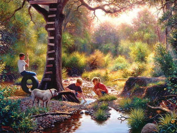 SunsOut (53074) - Mark Keathley: "The Clubhouse" - 500 pezzi