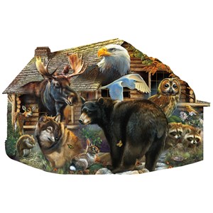 SunsOut (97186) - Rebecca Latham: "Wildlife Cabin" - 1000 pezzi