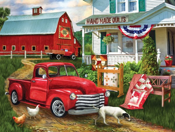 SunsOut (28868) - Tom Wood: "Stopping at the Farm" - 500 pezzi