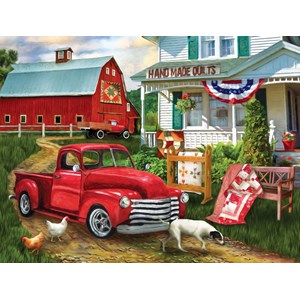 SunsOut (28868) - Tom Wood: "Stopping at the Farm" - 500 pezzi