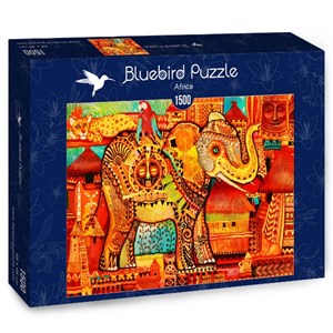 Bluebird Puzzle (70413) - Oxana Zaika: "Africa" - 1500 pezzi