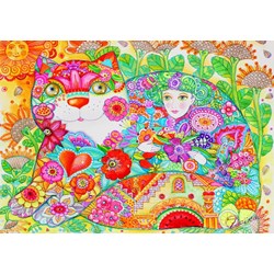 Bluebird Puzzle (70415) - Oxana Zaika: "Flowers" - 1000 pezzi