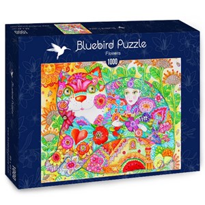 Bluebird Puzzle (70415) - Oxana Zaika: "Flowers" - 1000 pezzi