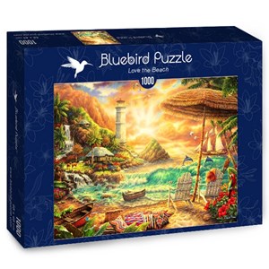 Bluebird Puzzle (70417) - Chuck Pinson: "Love the Beach" - 1000 pezzi