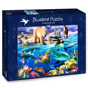 Bluebird Puzzle (70288) - Howard Robinson: "Oceans of Life" - 1000 pezzi