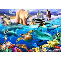 Bluebird Puzzle (70288) - Howard Robinson: "Oceans of Life" - 1000 pezzi