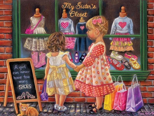 SunsOut (35858) - Tricia Reilly-Matthews: "My Sister's Closet" - 500 pezzi