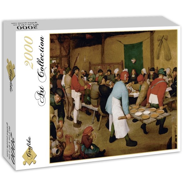 Grafika (00626) - Pieter Brueghel the Elder: "Peasant Wedding, 1567-1568" - 2000 pezzi
