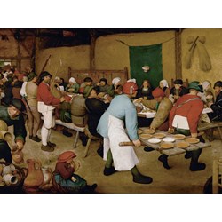 Grafika (00626) - Pieter Brueghel the Elder: "Peasant Wedding, 1567-1568" - 2000 pezzi