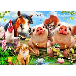 Bluebird Puzzle (70285) - Howard Robinson: "Petting Farm" - 500 pezzi
