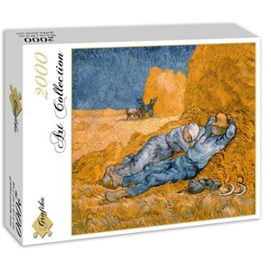 Grafika (00689) - Vincent van Gogh: "La Sieste (d'après Millet), 1890" - 2000 pezzi