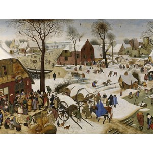Grafika (00695) - Pieter Brueghel the Elder: "Numbering at Bethlehem" - 2000 pezzi