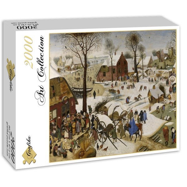 Grafika (00695) - Pieter Brueghel the Elder: Numbering at Bethlehem -  2000 pezzi